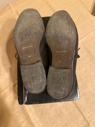 Zapatos de fallero marrones