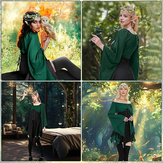 Disfraz Elfa Renacentista Medieval Talla L
