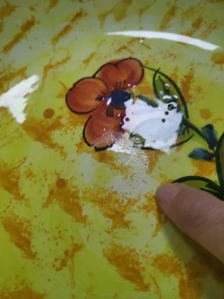 Frutero cerámica pintado a mano La Rambla