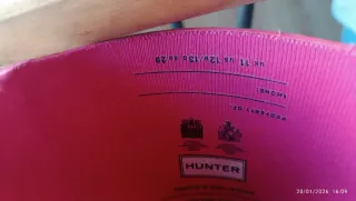 Botas Hunter rosa T29.  Muy poco uso
