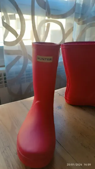 Botas Hunter rosa T29.  Muy poco uso
