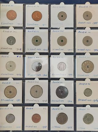 Colección internacional de monedas – +450 monedas