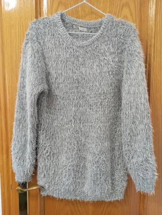 Jersey gris pelo suave