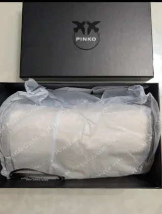 Borsa Pinko multicolor, bianca