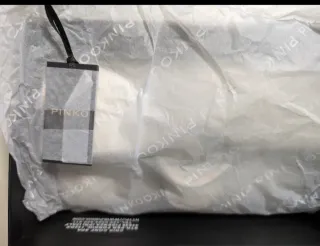 Borsa Pinko multicolor, bianca