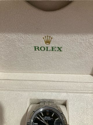 Reloj Rolex Oyster Perpetual Date Just Negro