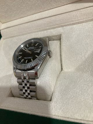 Reloj Rolex Oyster Perpetual Date Just Negro