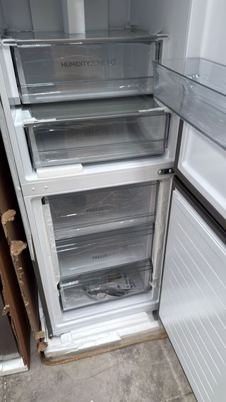 Frigorífico Haier A+++ nuevo acero inox nofrost