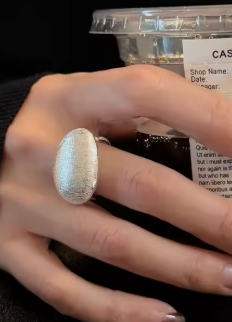 Anello 925 Minimalista Argento Regolabile