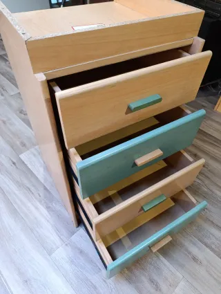 Cajonera de madera 4 cajones