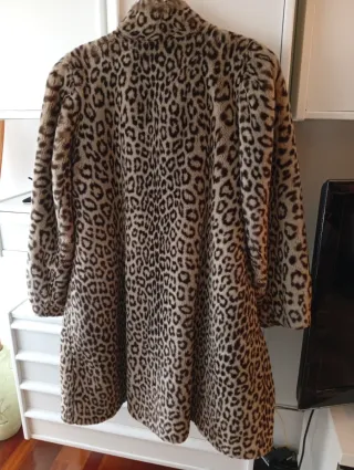 Abrigo Piel Muton Michel Alexis Beige/Marrón