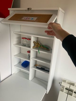 Escritorio Plegable Pared PremiumXL Blanco