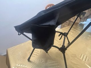 Silla Plegable Camping Ultraligera Negra