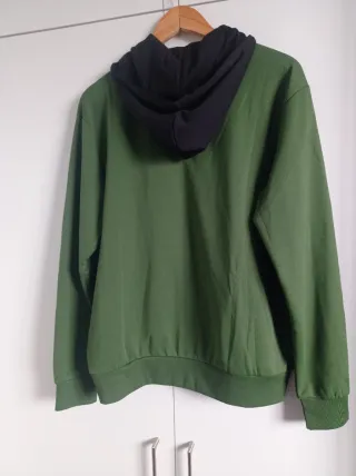 Sudadera John Smith Negra y Verde Hombre