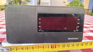 Radio Despertador Silvercrest Negra