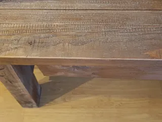 Mesa antigua matanza / TV madera