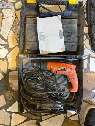 Taladro Eléctrico Naranja