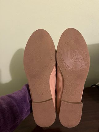 Mocasines Beige Cuero