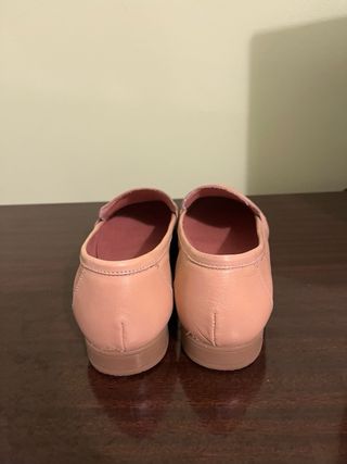 Mocasines Beige Cuero