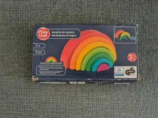 Juguetes de madera: puzzles y apilables