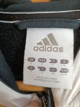 Sudadera Adidas Color Negro, Dorado y Blanco S