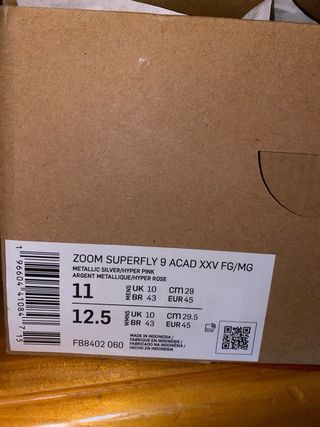 Botas de fútbol Nike Mercurial Talla X