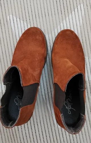 Botines piel Alpe Woman marrones