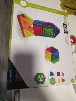 PowerClix Solids 24 Piezas Construcción Magnética