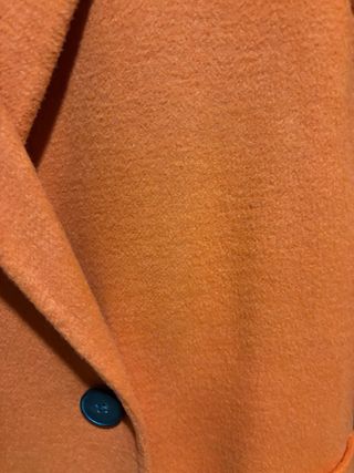 Abrigo Zara Lana Naranja