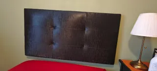 Cama completa 105x200cm con cabecero y base tapiza