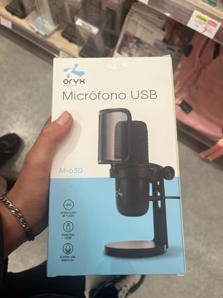 Micrófono USB Oryx Negro