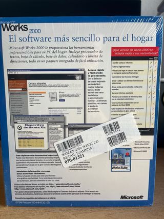 NUEVO Microsoft Works 2000 PRECINTADO