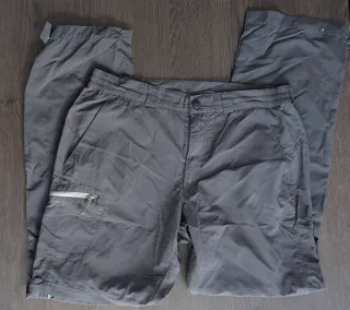 Pantalón desmontable Quechua Trekking Gris