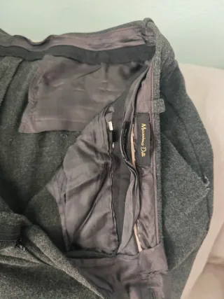 Pantalones grises de vestir