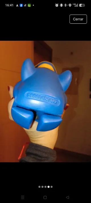 Cabeza dinosaurio para patinete