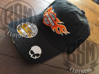 Cappellino Harley Davidson BS flames