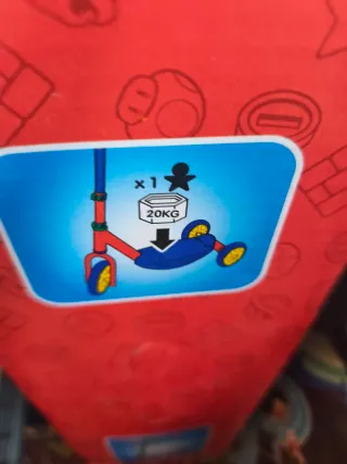 Patinete Super Mario 3+