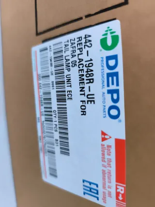 Piloto trasero derecho Opel Zafira Cosmos