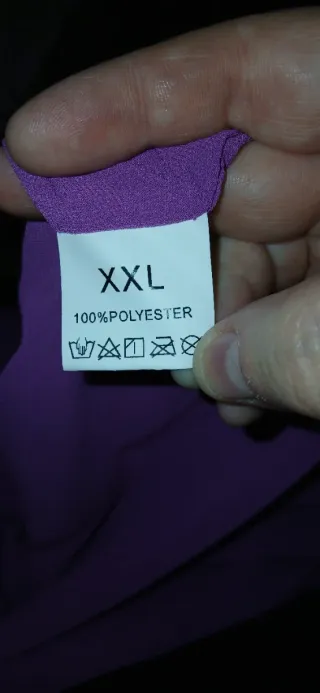 Blusa morada manga larga talla XXL