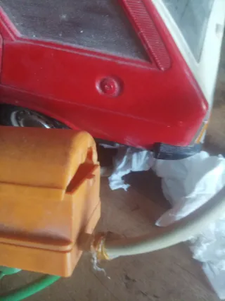 Juguete antiguo, Coche Rico JEFE bomberos