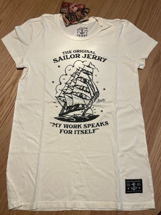 Camiseta Sailor Jerry Original T.L Nueva con etiq.