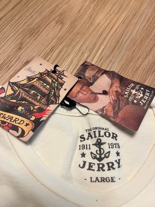 Camiseta Sailor Jerry Original T.L Nueva con etiq.