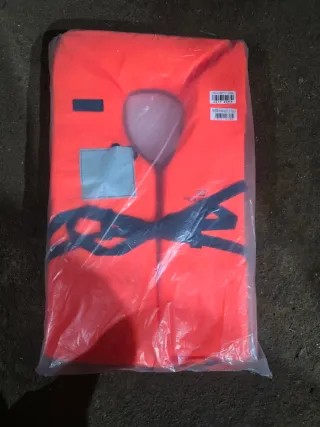 Chalecos salvavidas naranja