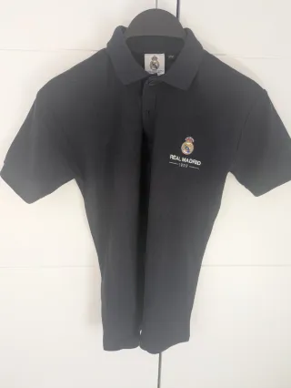 Polo Real Madrid niño azul Talla 10 años