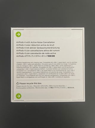 Airpods 4 Cancelación Ruido NUEVOS