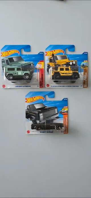 Lote 3 Hot Wheels Coches Todoterreno