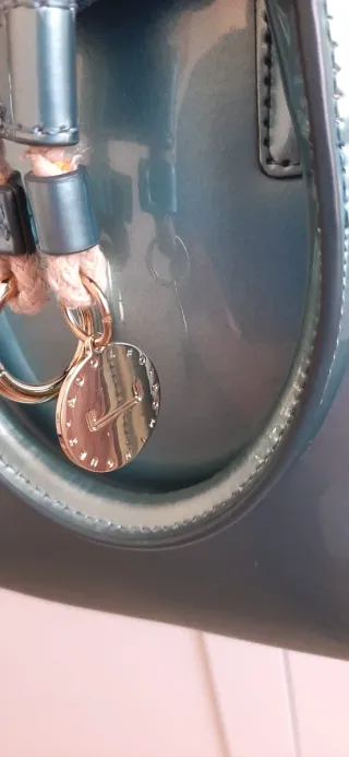 Bolso Adolfo Dominguez Verde Azulado