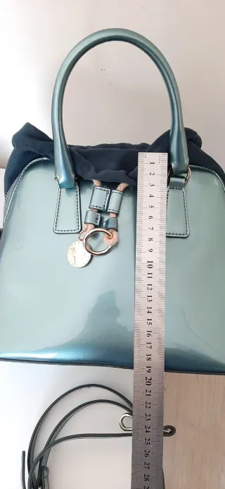 Bolso Adolfo Dominguez Verde Azulado