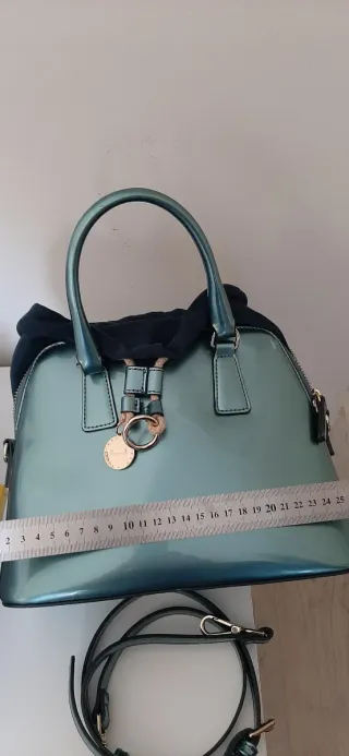 Bolso Adolfo Dominguez Verde Azulado