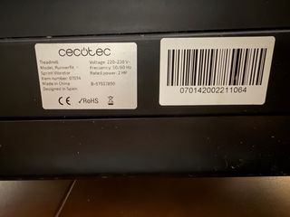 Cinta de correr Cecotec Runnerfit Sprint